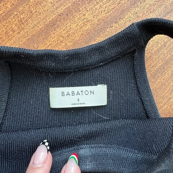 ✨ Babaton/Aritzia | High neck knit crop tank top | Size S ✨ - Picture 3 of 7